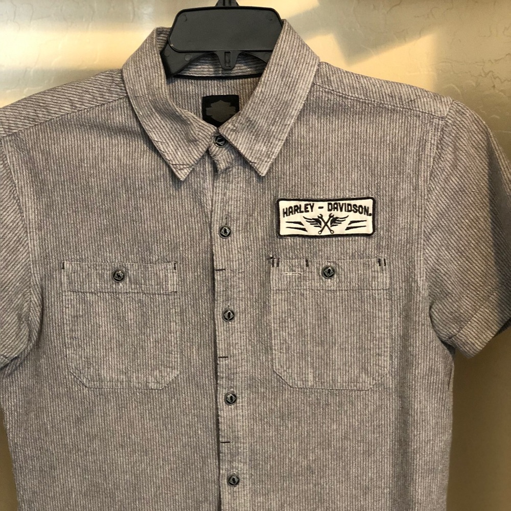 Harley Davidson (Black Label) Button Up Medium
